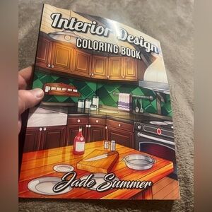 Interior Design Coloring Book . New